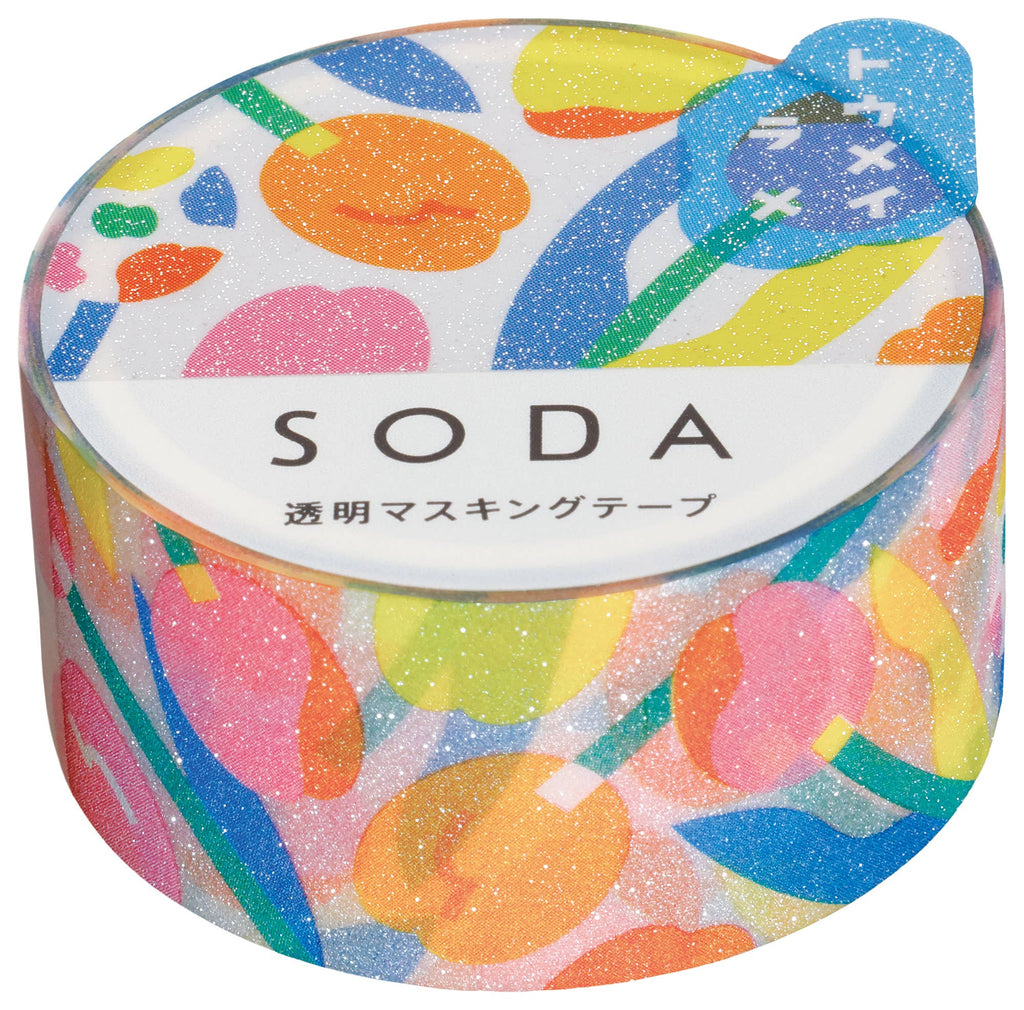 SODA Transparent Masking Tape - Glitter - Art Haus and Co