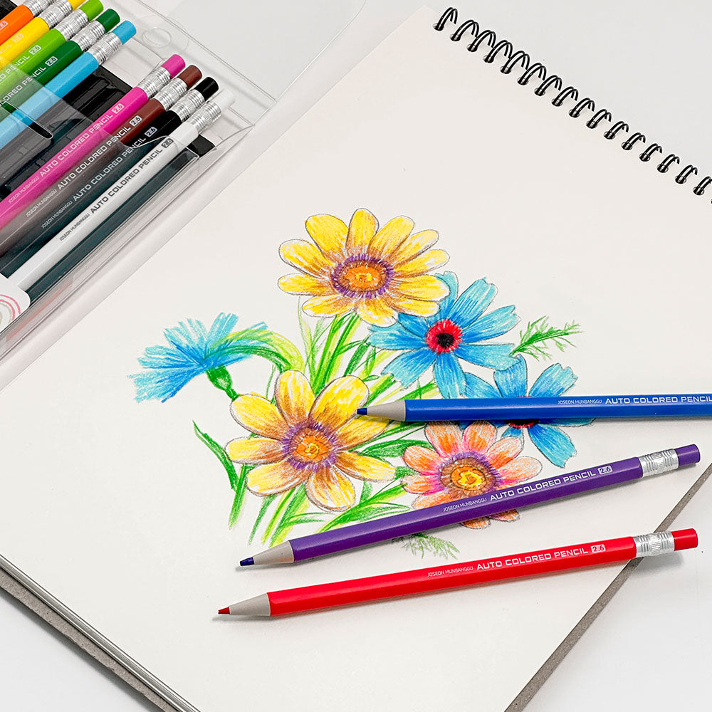 iiGEN - 12-Color Slim Mechanical Colored Pencils