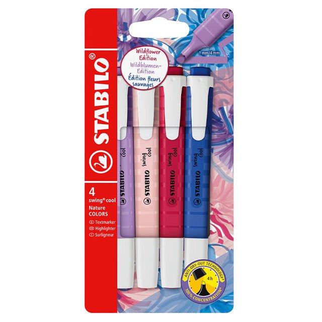 STABILO Swing Cool Pastel Wildflower Edition – 4 - Color Set - Art Haus and Co