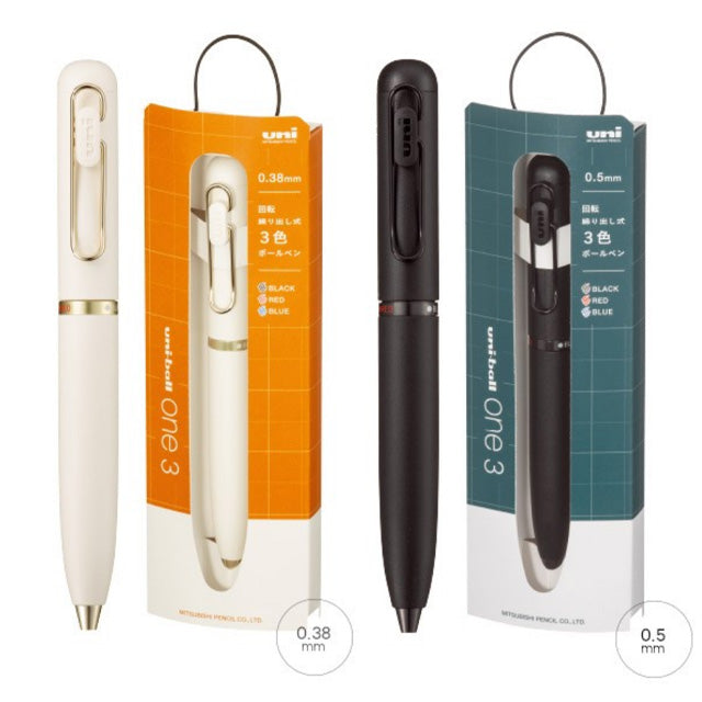 Uni-ball One 3-Color Ballpoint Pen (Gift Edition)