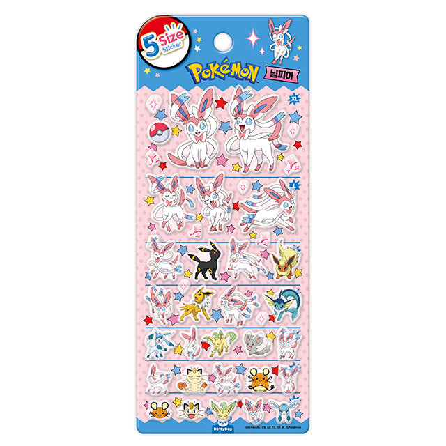 Pokémon 5-Size Sticker