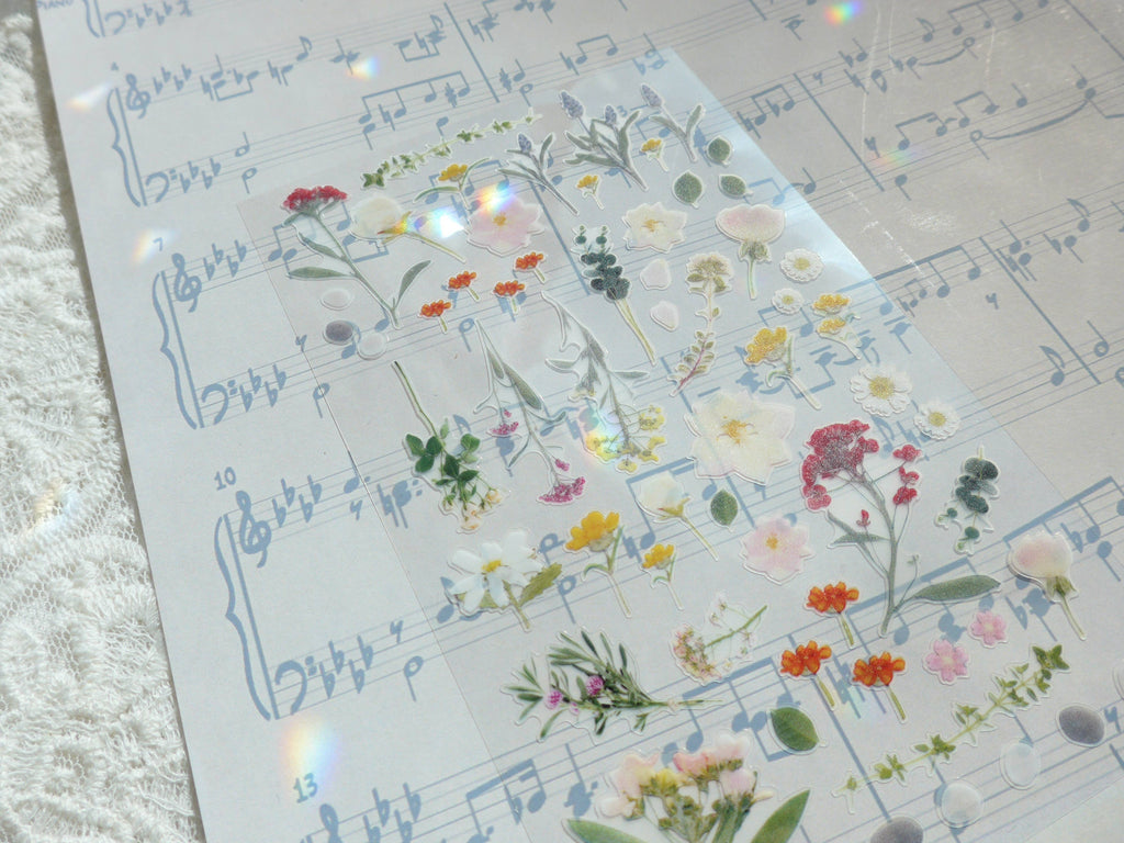 Flower Letter Stickers