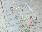 Flower Letter Stickers