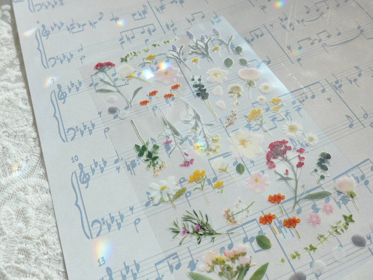 Flower Letter Stickers