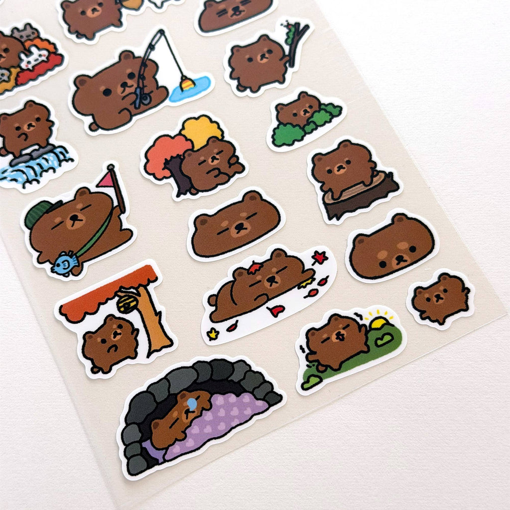 A Bearly Day Planner Sticker Sheet