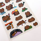 A Bearly Day Planner Sticker Sheet