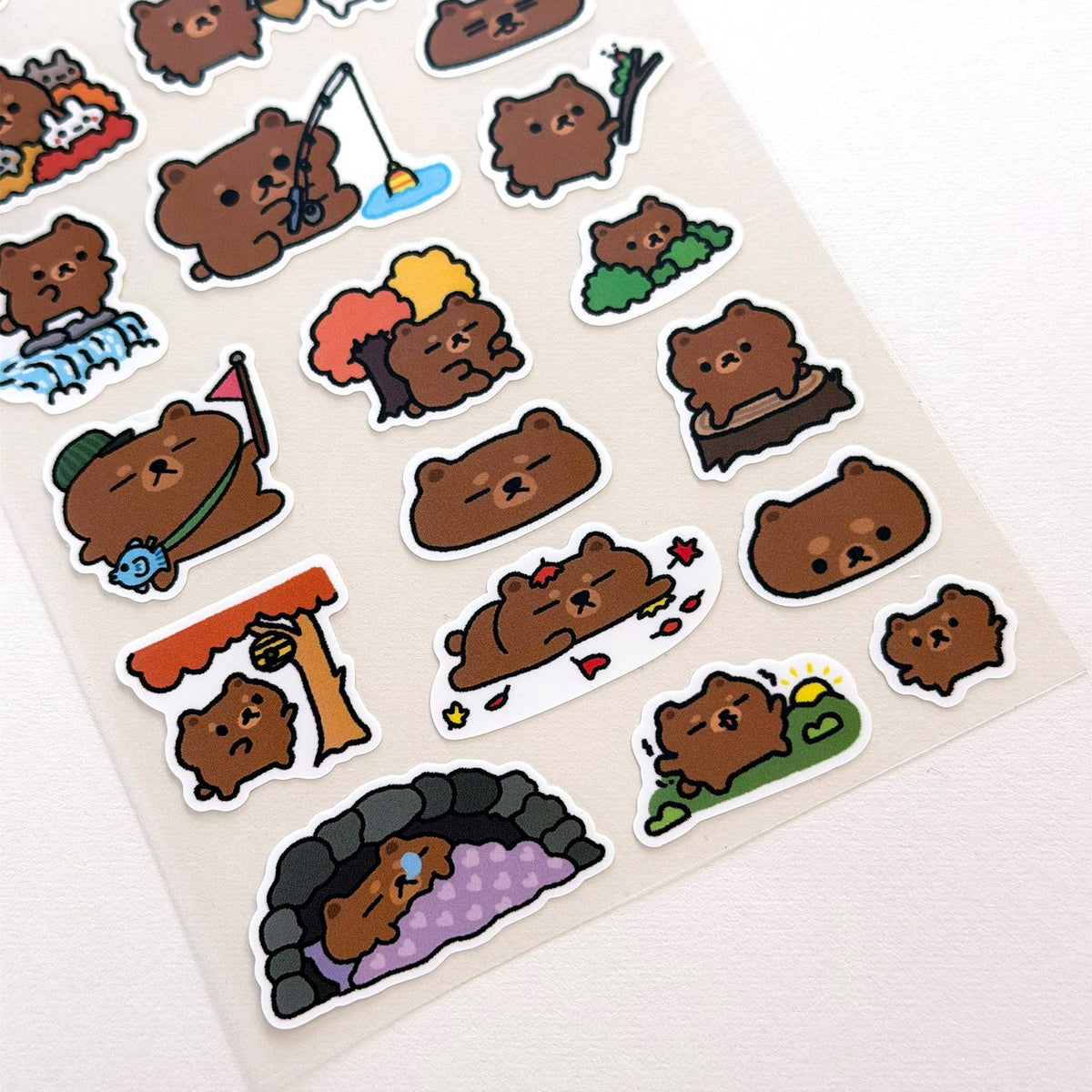 A Bearly Day Planner Sticker Sheet
