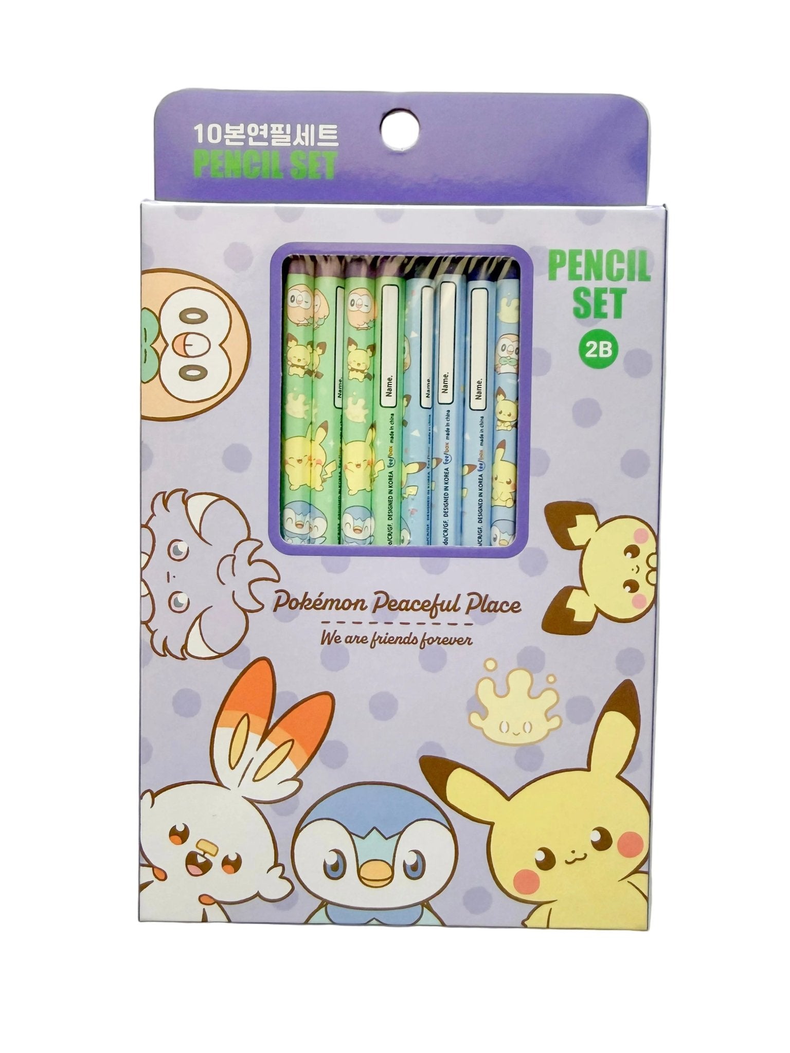 POKEMON Pencil 10pcs Set - Art Haus and Co