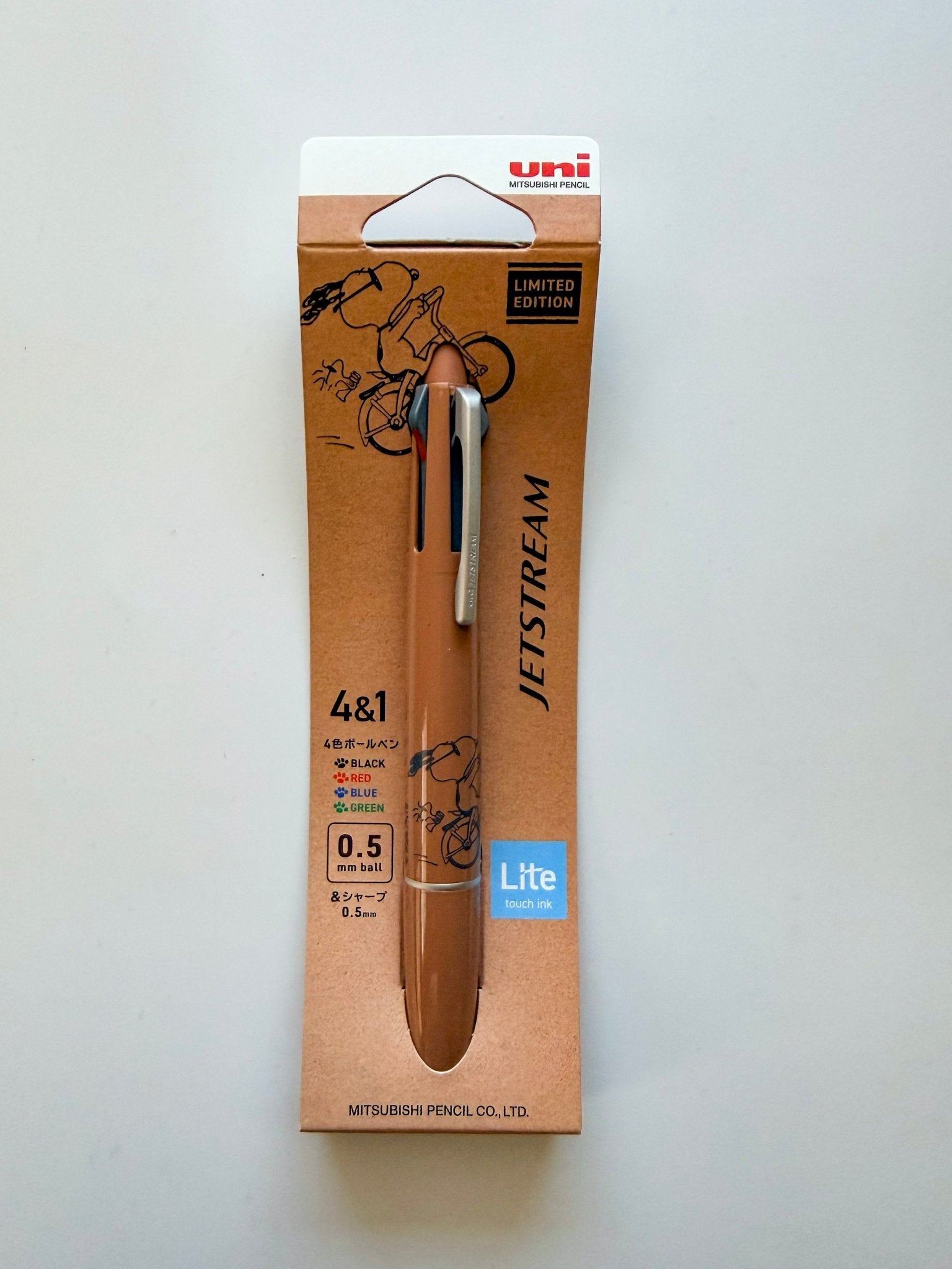 Uni Jetstream Lite Peanuts 4 & 1 Multi Pen (0.5mm) - Art Haus and Co