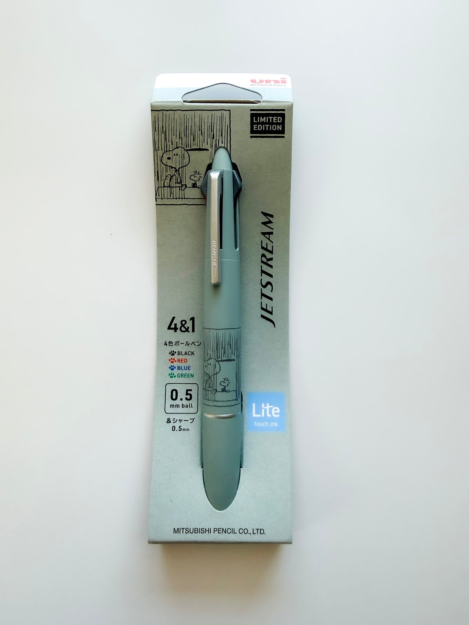 Uni Jetstream Lite Peanuts 4 & 1 Multi Pen (0.5mm) - Art Haus and Co