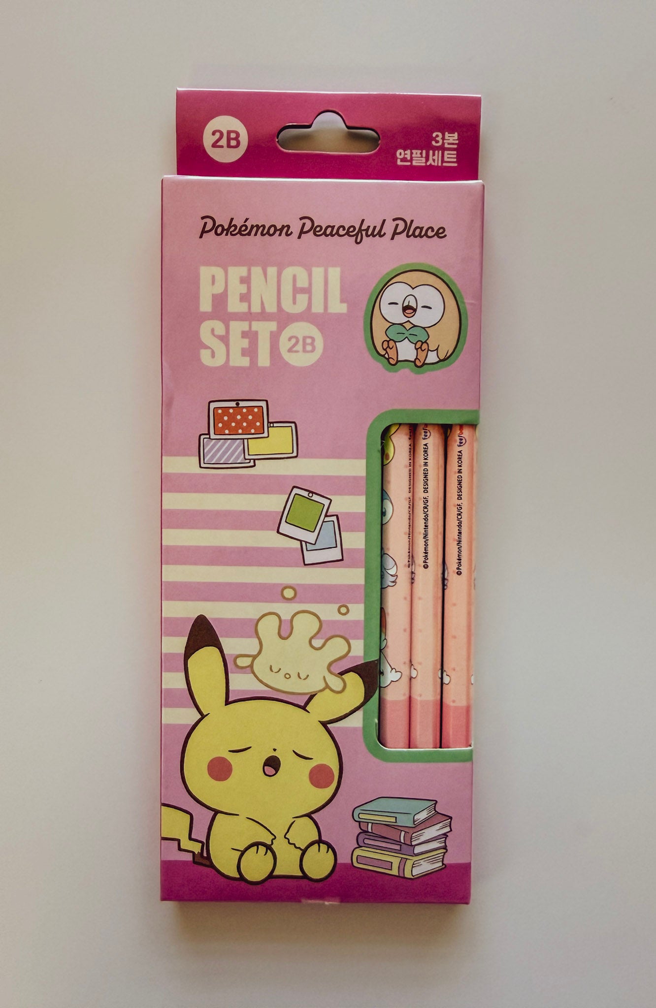 Pokémon Peaceful Place 2B Pencil Set (3-Pack) - Art Haus and Co
