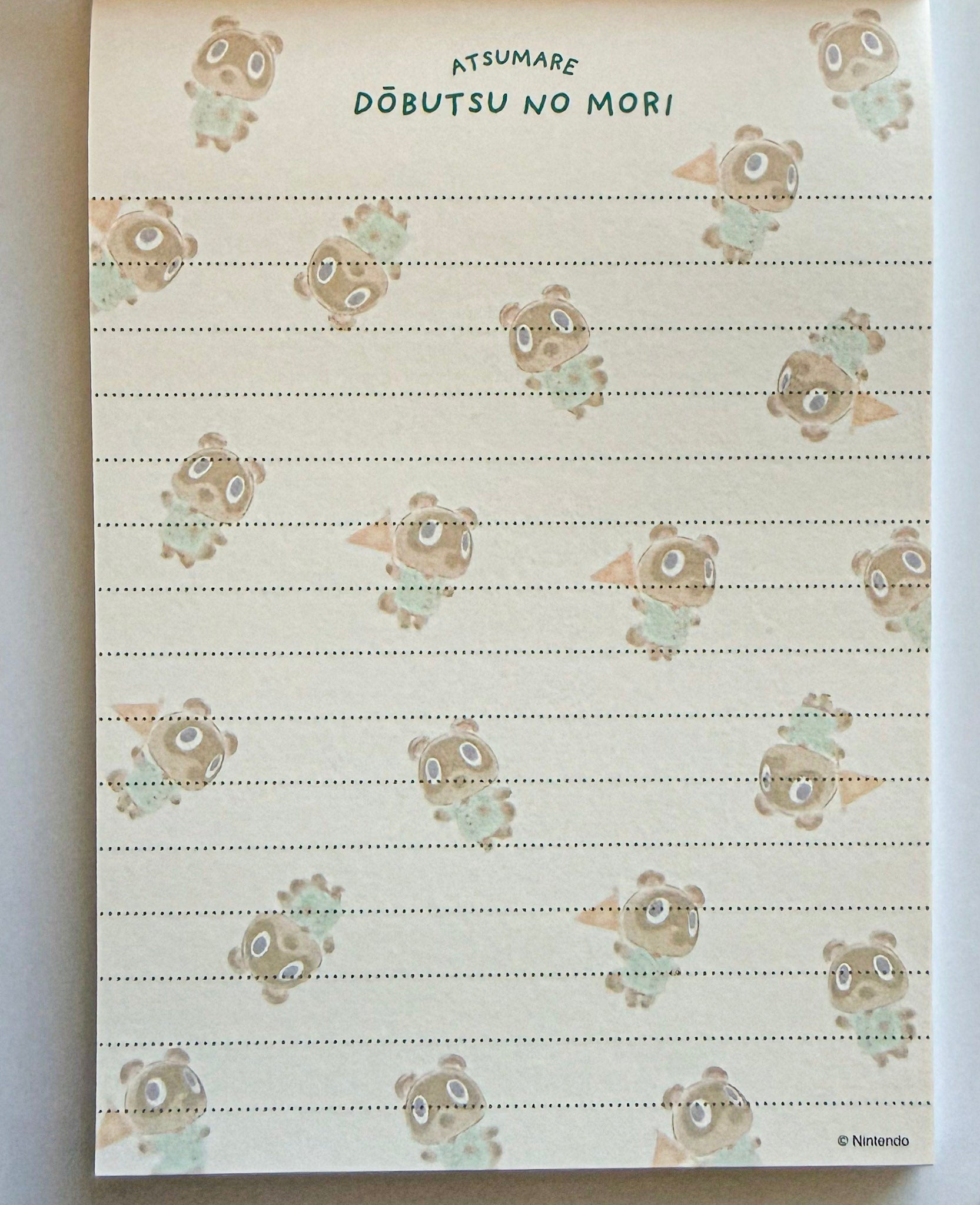 Animal Crossing (Dobutsu no mori) A6 Memo Pad (100 Sheets)