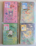 Sanrio Bling Bling 4 Index Spiral Notebook