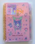 Sanrio Bling Bling 4 Index Spiral Notebook