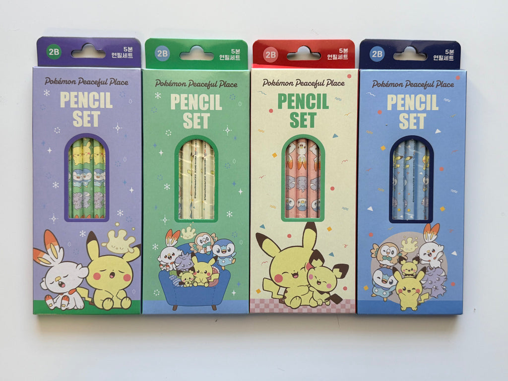 Pokémon Peaceful Place 2B Pencil Set (5-Piece)