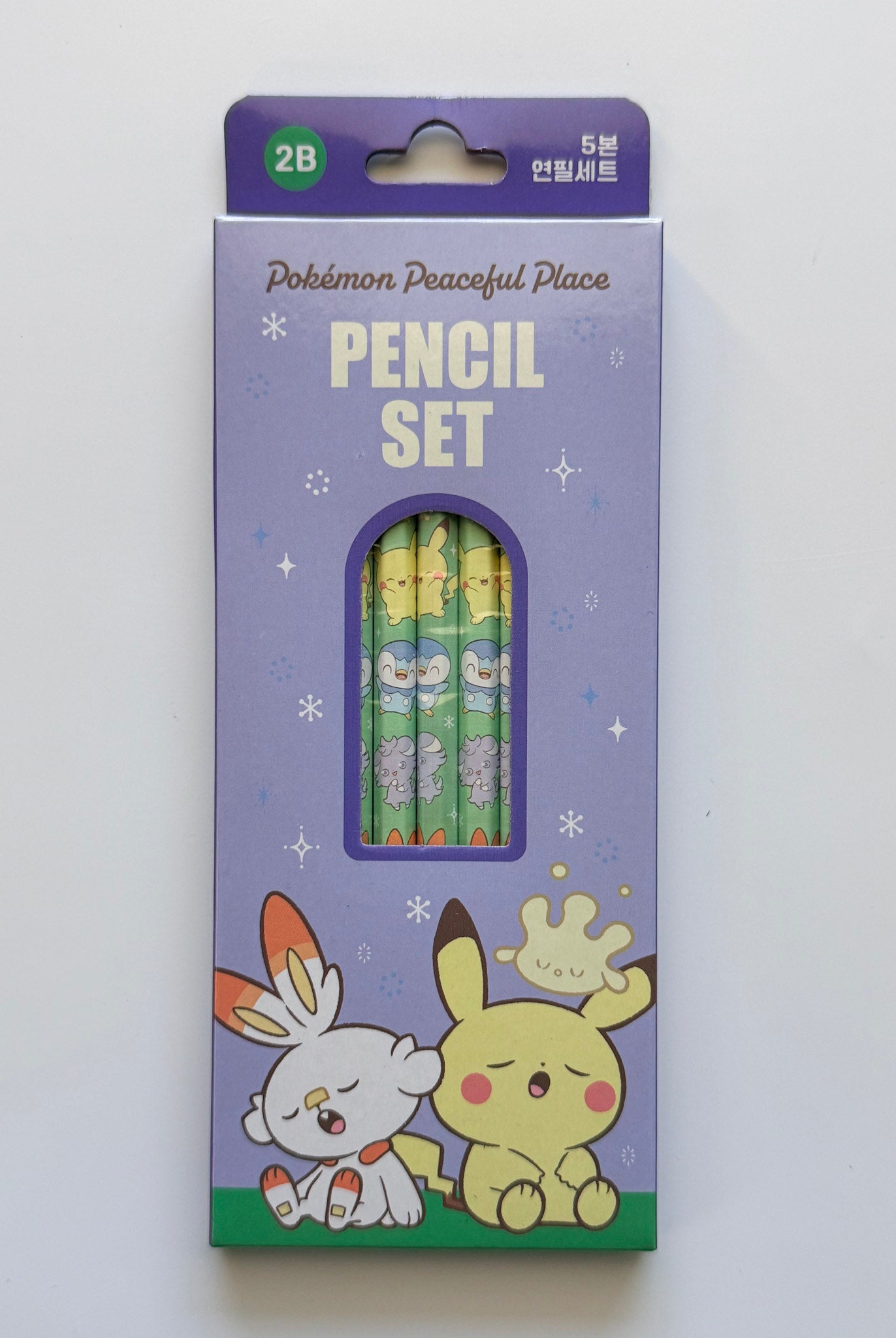 Pokémon Peaceful Place 2B Pencil Set (5-Piece) - Art Haus and Co