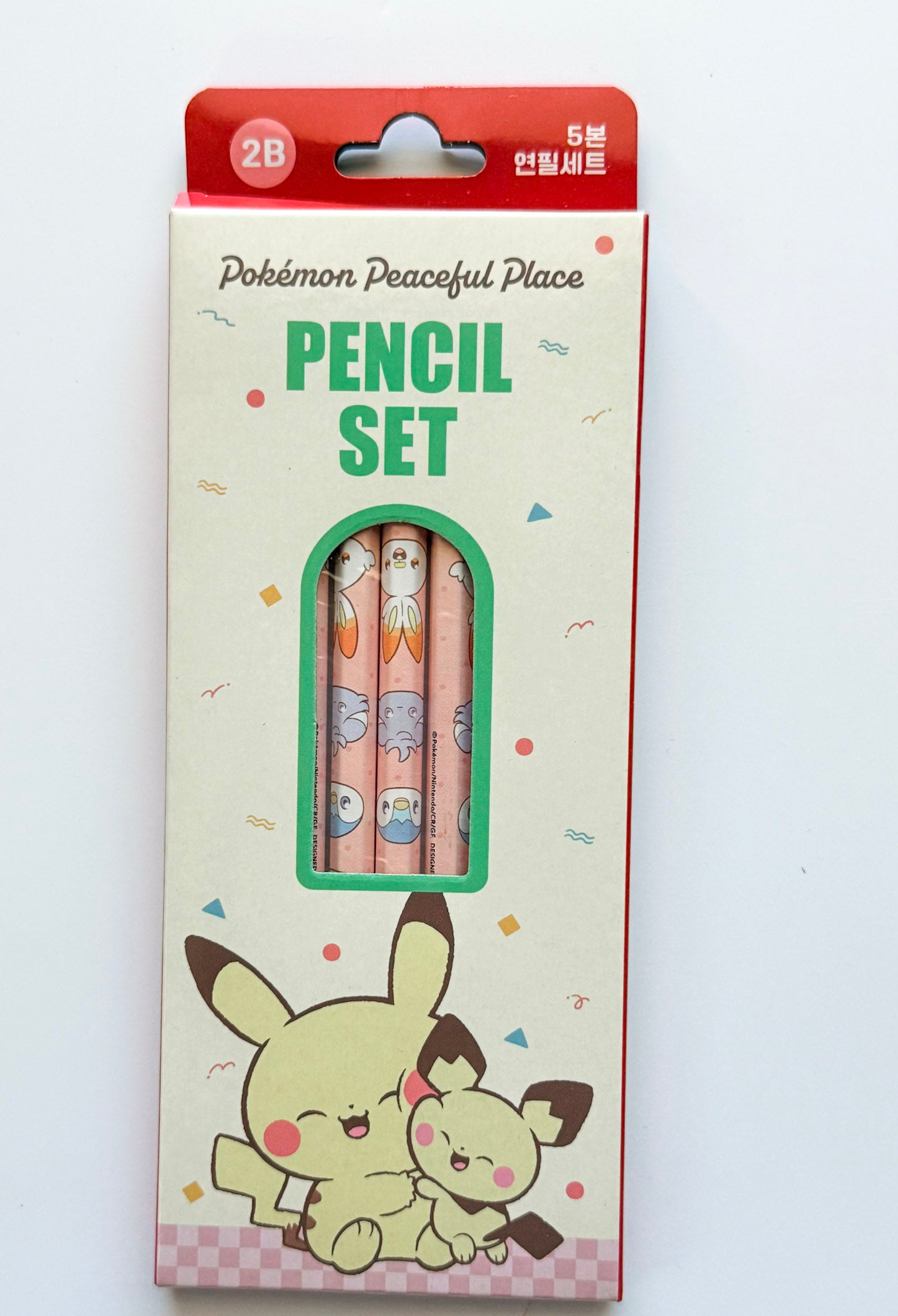 Pokémon Peaceful Place 2B Pencil Set (5-Piece) - Art Haus and Co