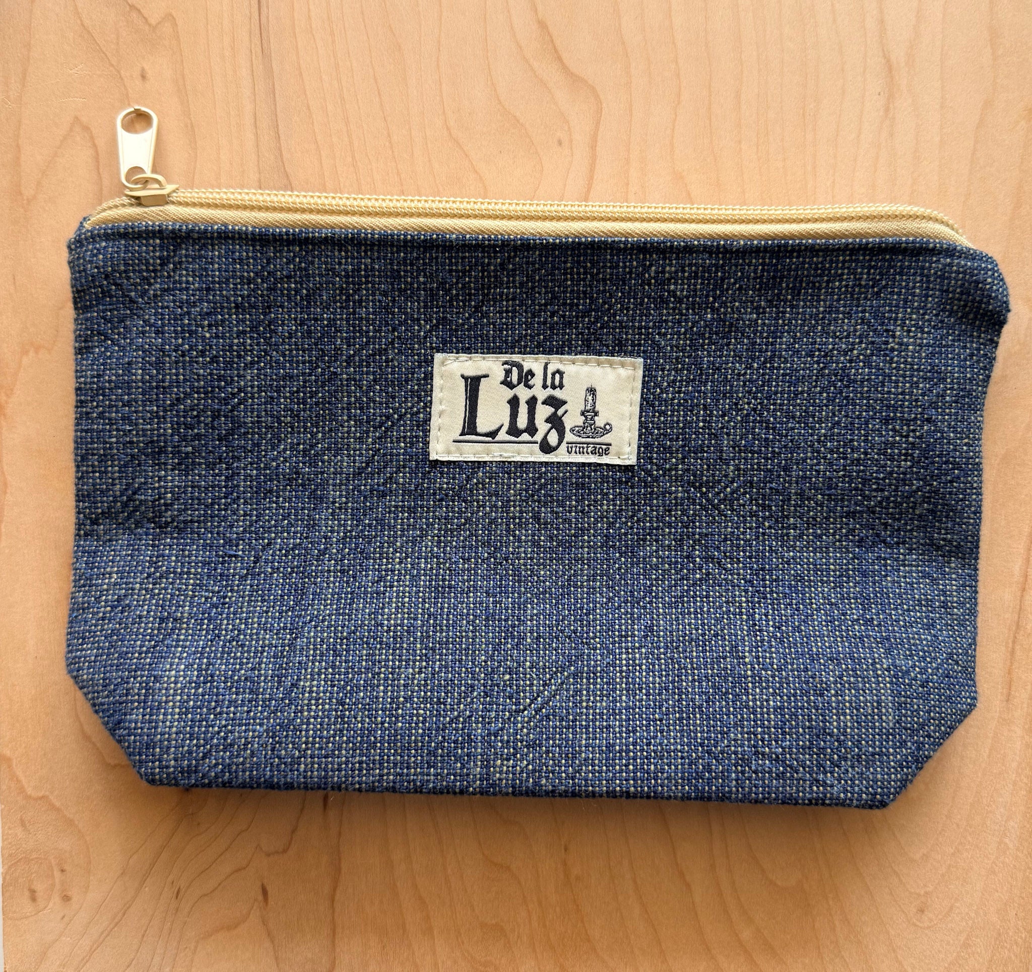 De La Luz Vintage Indigo Pencil Cases & Bags