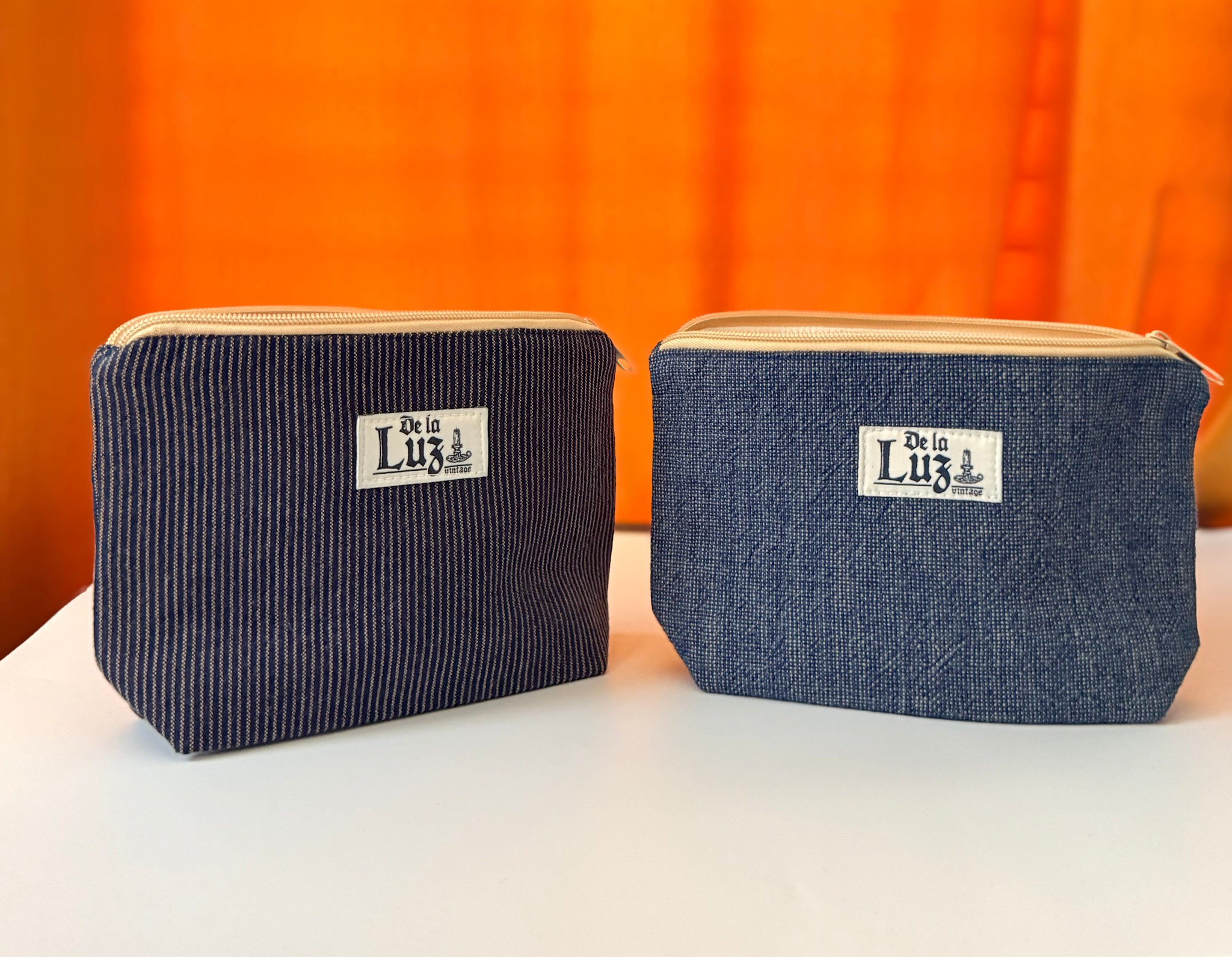 De La Luz Vintage Indigo Pencil Cases & Bags