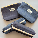 De La Luz Vintage Indigo Pencil Cases & Bags