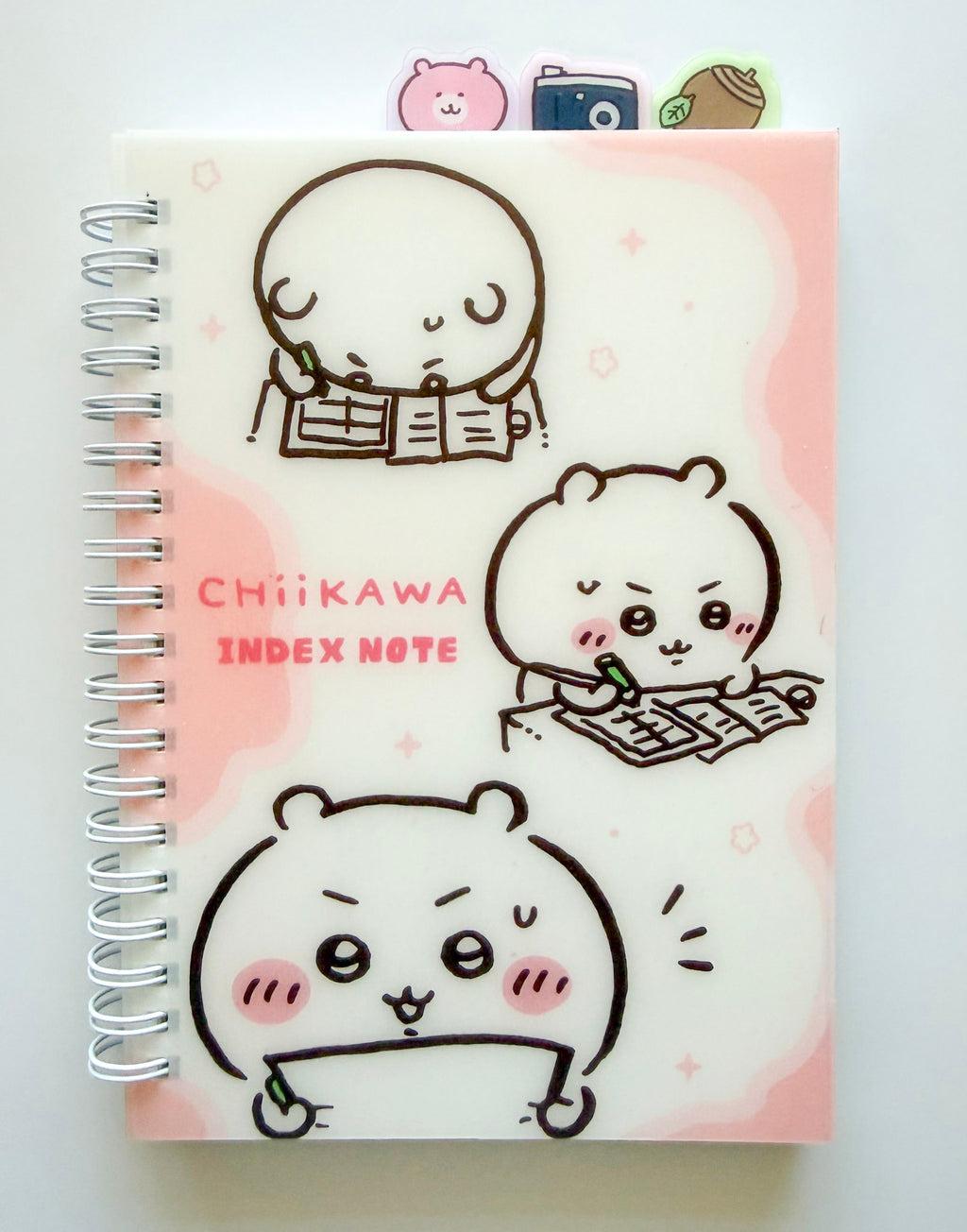 Magic Channel Chiikawa Index Notebook – Tabbed Spiral Journal
