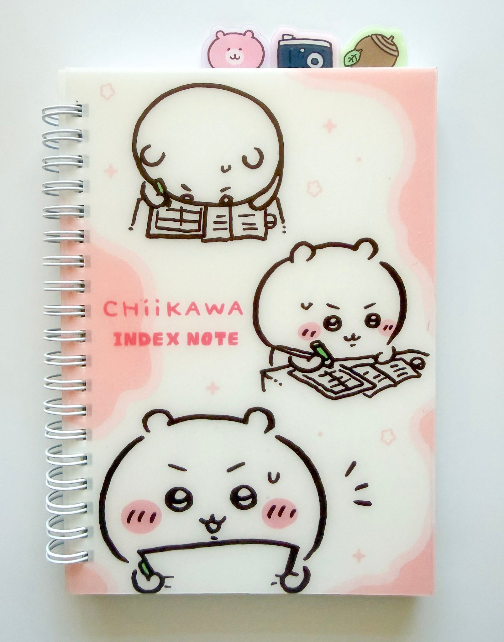 Magic Channel Chiikawa Index Notebook – Tabbed Spiral Journal