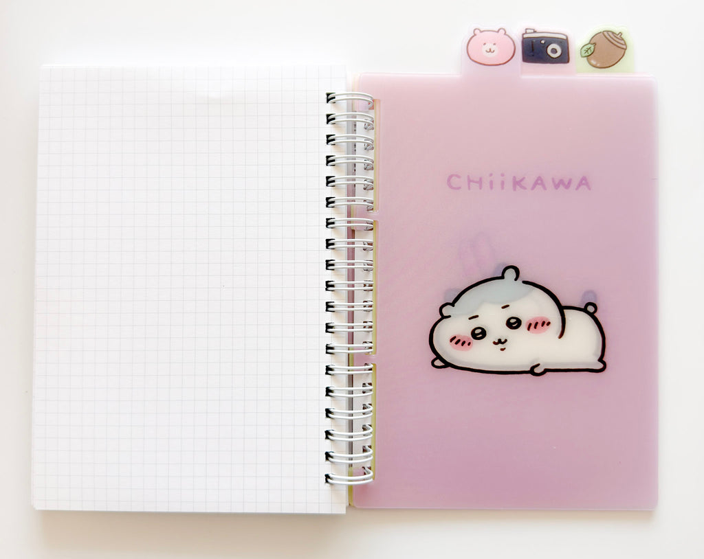 Magic Channel Chiikawa Index Notebook – Tabbed Spiral Journal