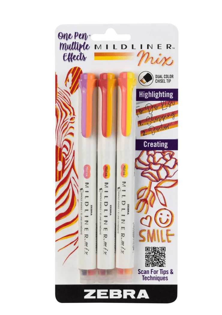 Zebra Mildliner Mix Highlighter - Art Haus and Co