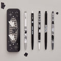 Monami 153 Black Bunny Ballpoint Pen Set