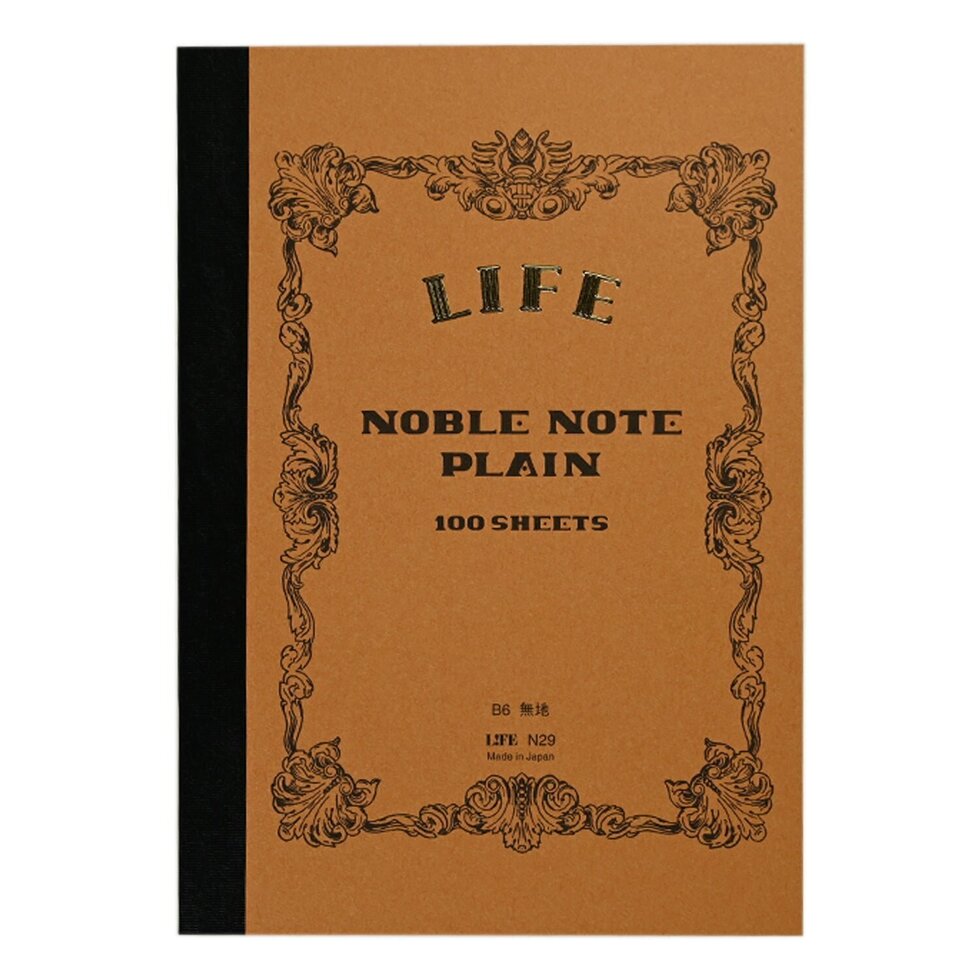 Life Stationery Noble B6 Notebook – 5x7 Cream Paper