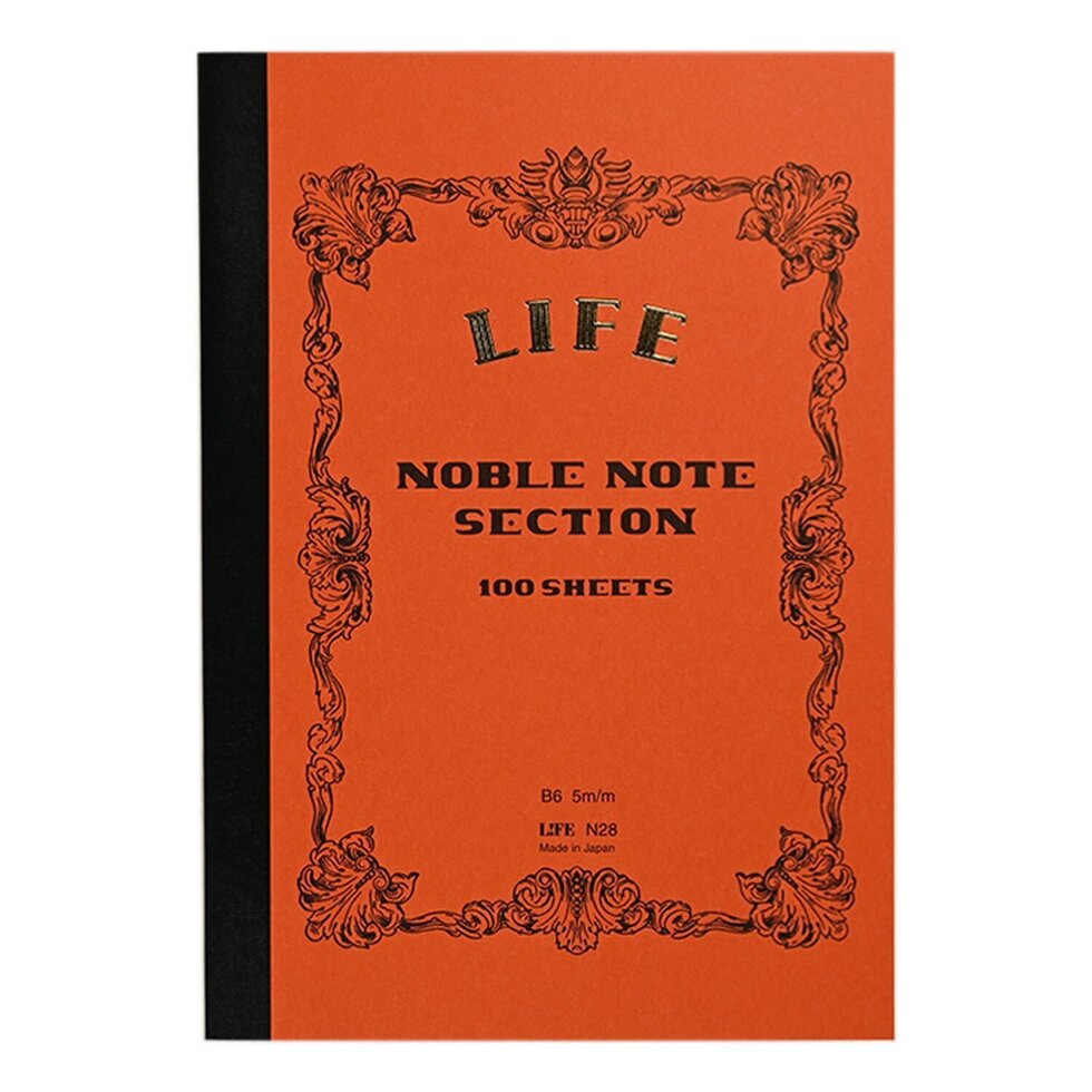 Life Stationery Noble B6 Notebook – 5x7 Cream Paper