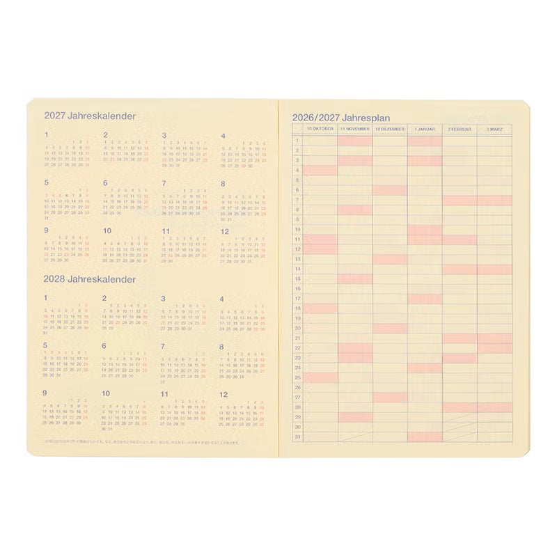 Rollbahn Notebook 2027 Diary American Sweets B6