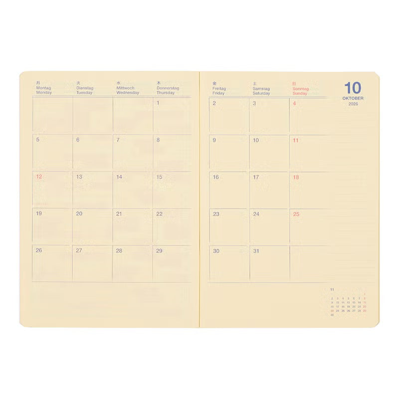 Rollbahn Notebook 2027 Diary American Sweets B6