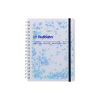 Delfonics Rollbahn Spiral Glitter Notebook Large – 5" x 7" Grid Paper