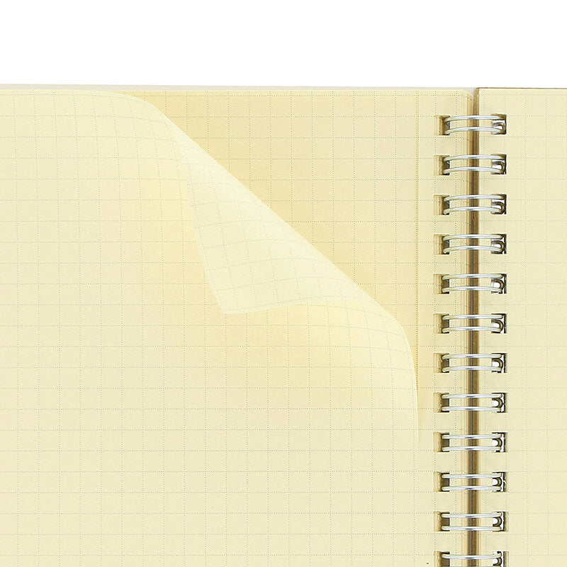 Delfonics Rollbahn Spiral Glitter Notebook Large – 5" x 7" Grid Paper