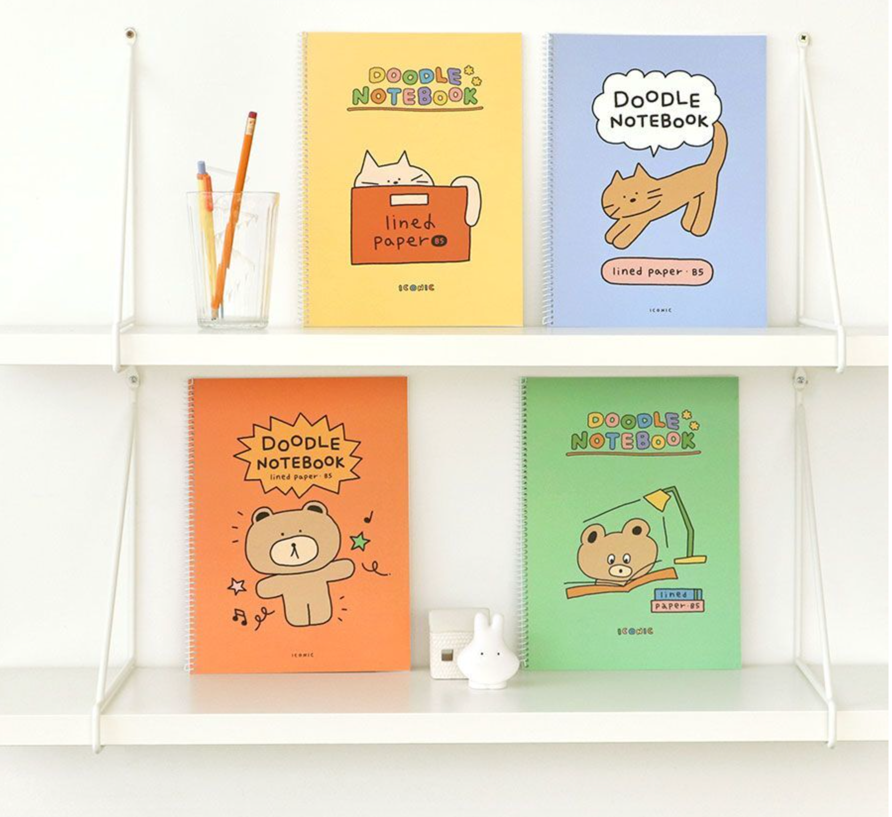Iconic Doodle Line Notebook (B5)