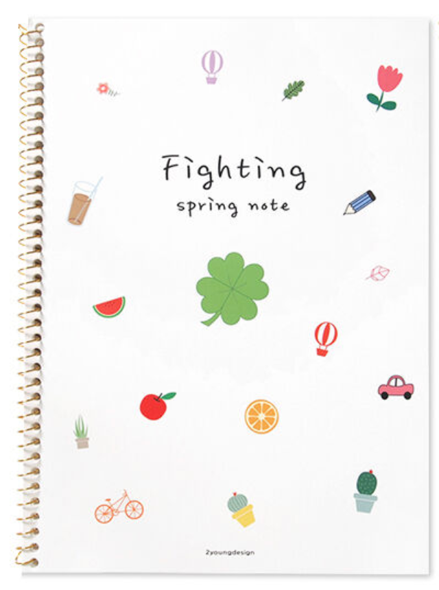 2young Fighting Spring Notebook