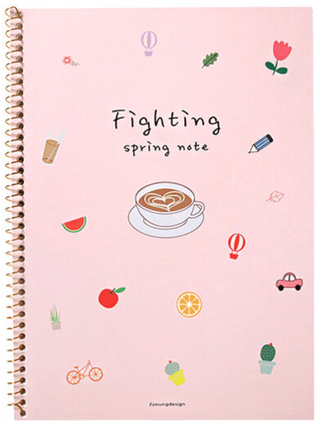 2young Fighting Spring Notebook - Art Haus and Co