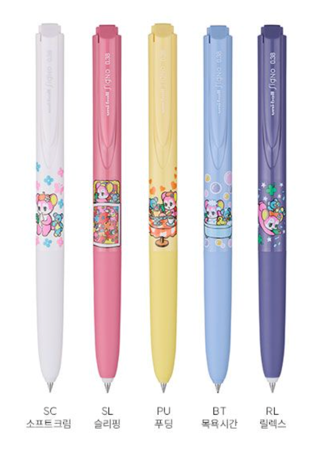 Uni-ball Signo Retractable Pen X Showa Kumachan (0.38mm)