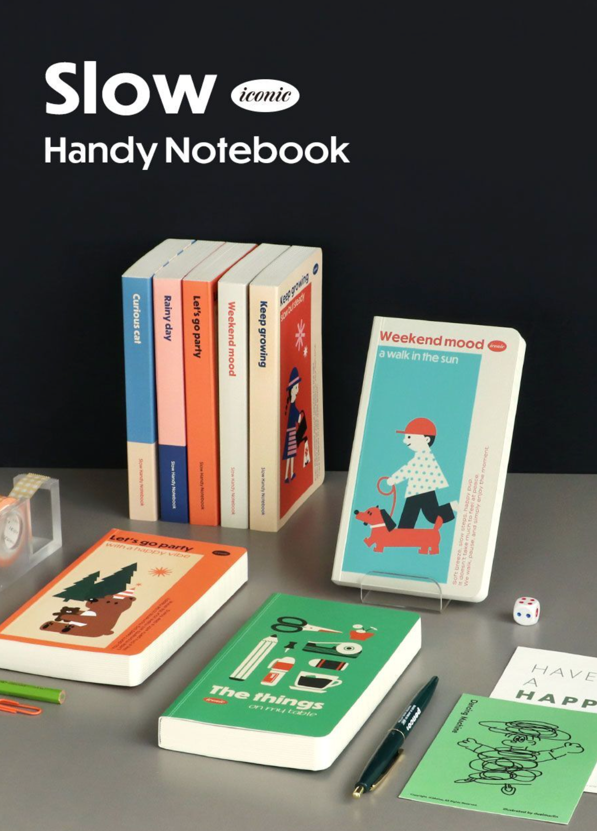 Iconic Slow Handy Notebook