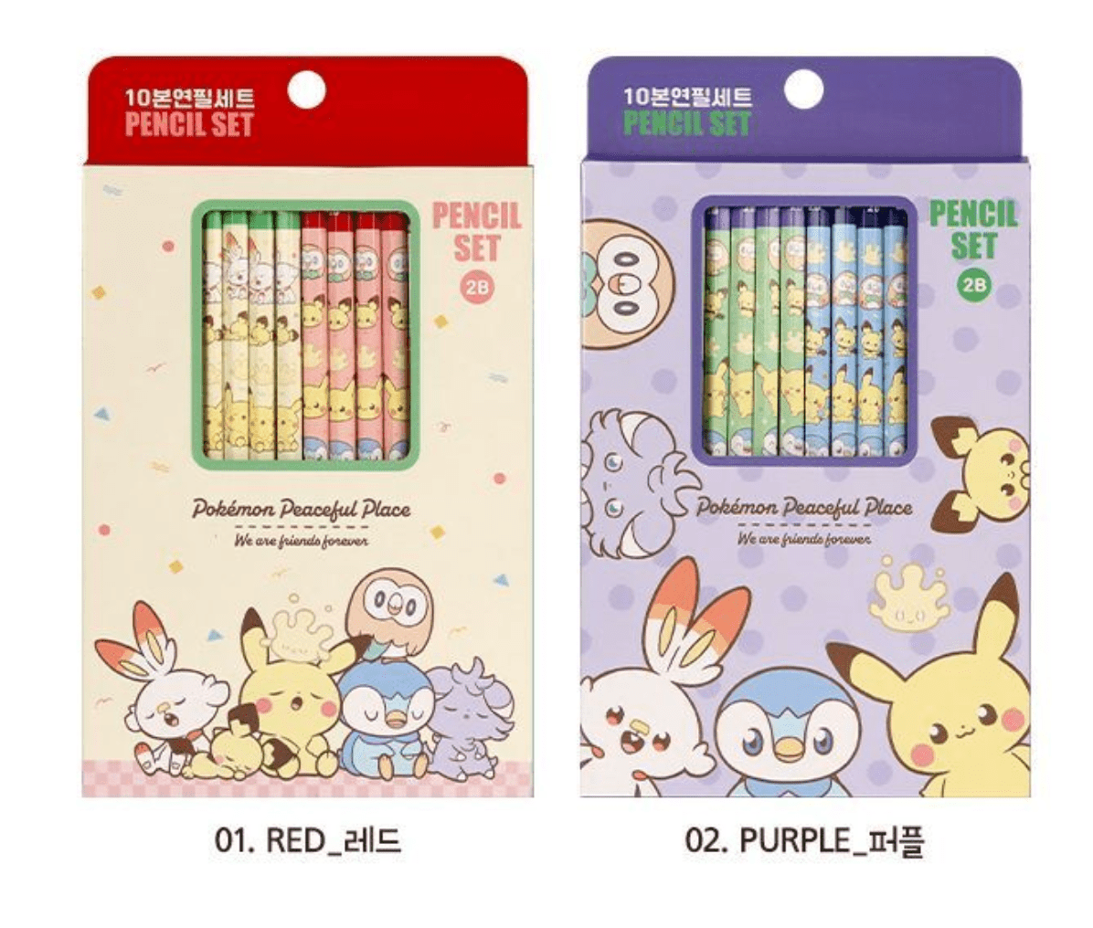 POKEMON Pencil 10pcs Set - Art Haus and Co