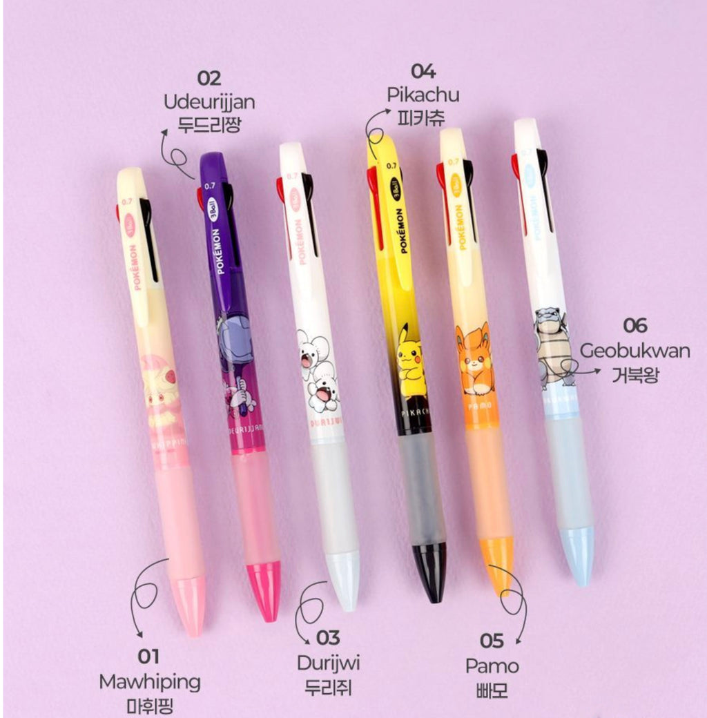 Pokemon Random 3-Color Ballpoint Pen