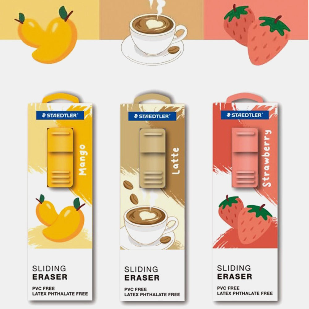 [Limited Edition] Staedtler Sliding Eraser 525 Cafe