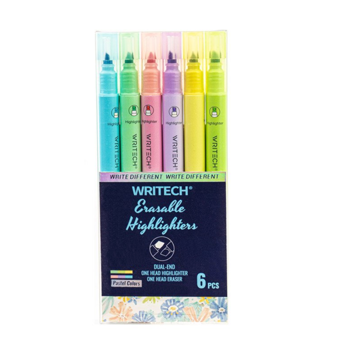 Writech Erasable Highlighter 6-pack - Art Haus and Co