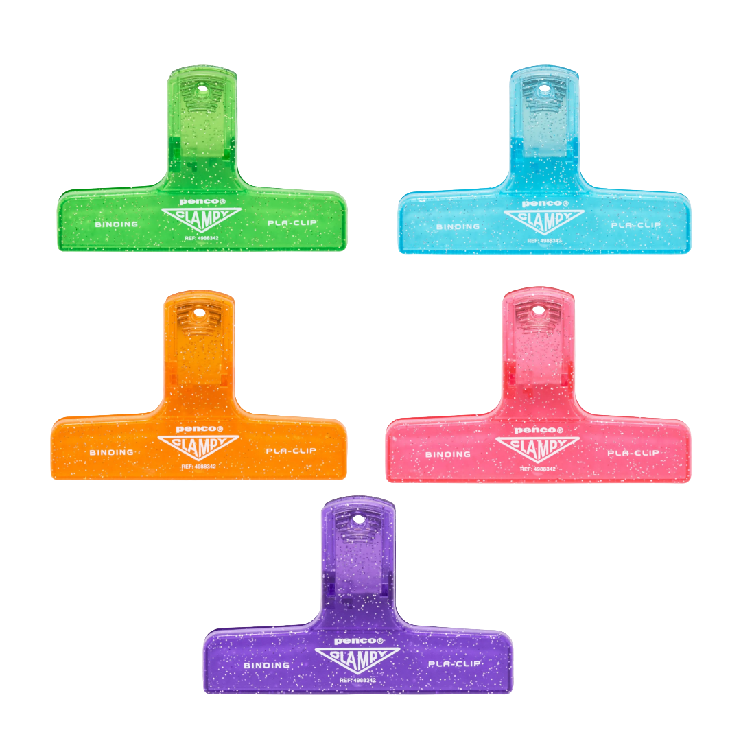 Penco Plastic Clip Glitter