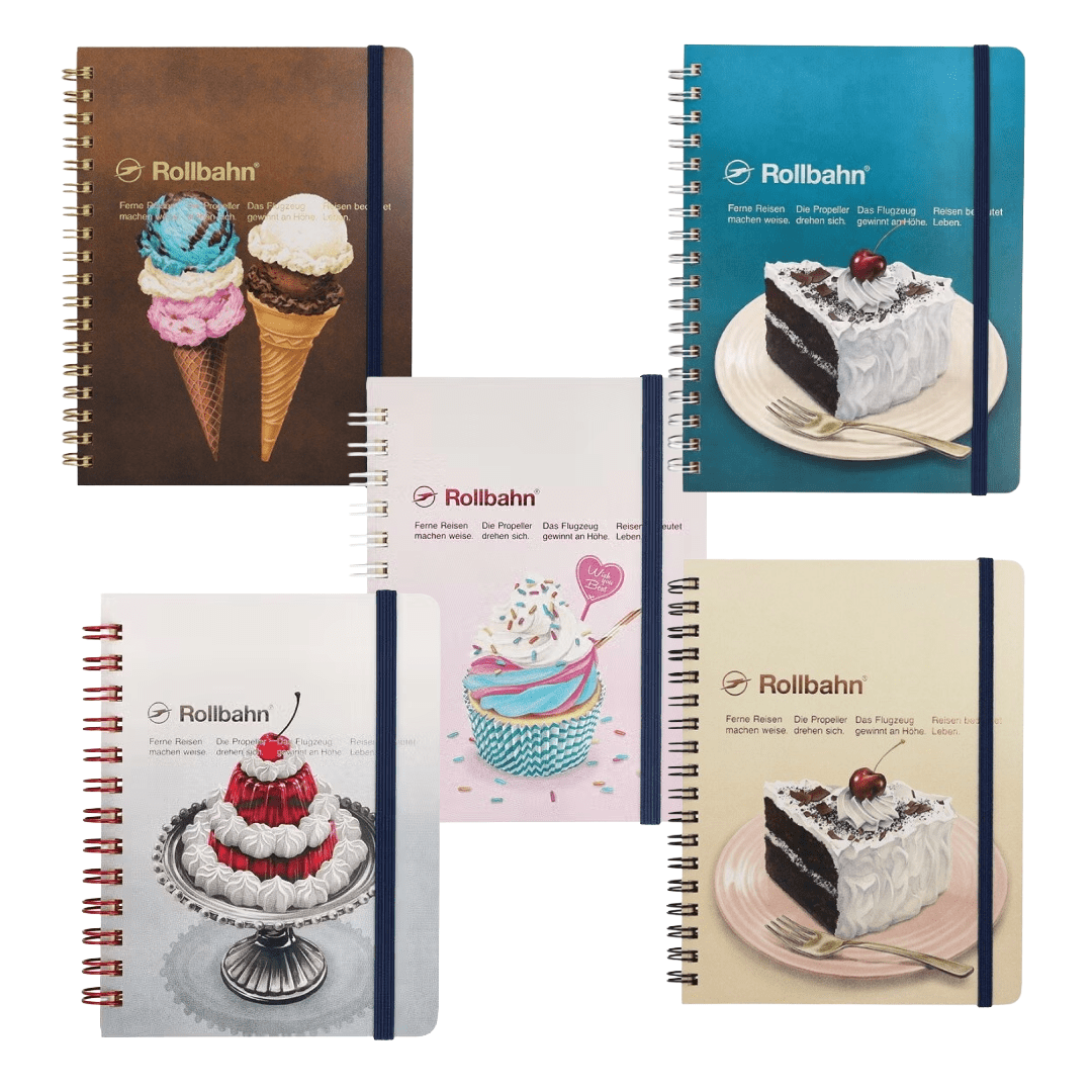Delfonics Rollbahn "American Sweets" Large Notebook – 5.5" x 7" Grid Paper - Art Haus and Co