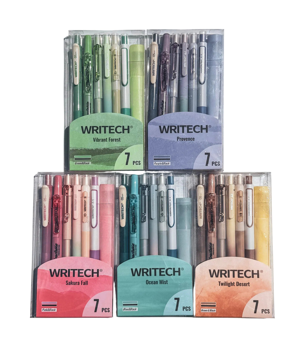 Writech Color Coded Writing Set