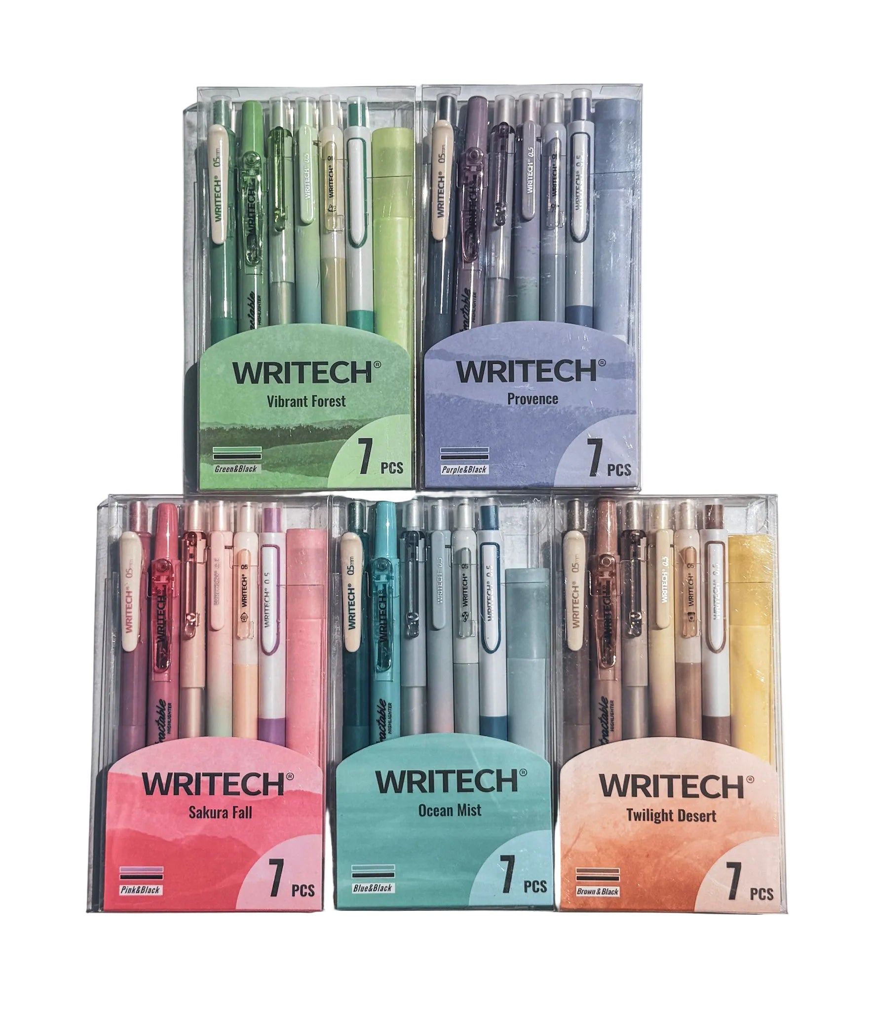 Writech Color Coded Writing Set