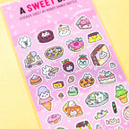 A Sweet Day Glitter Planner Sticker Sheet