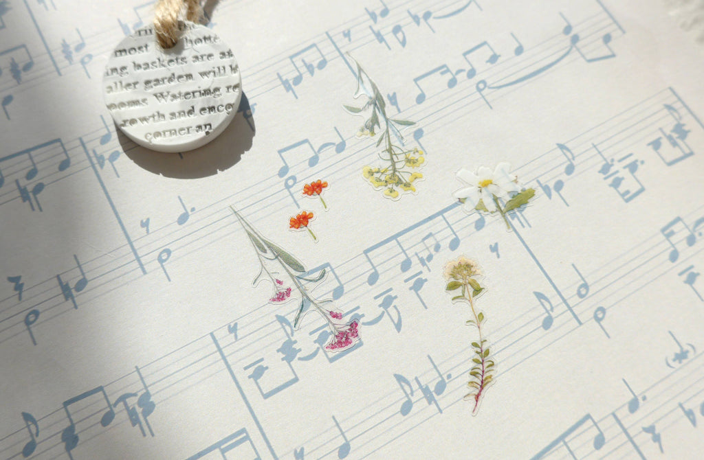 Flower Letter Stickers